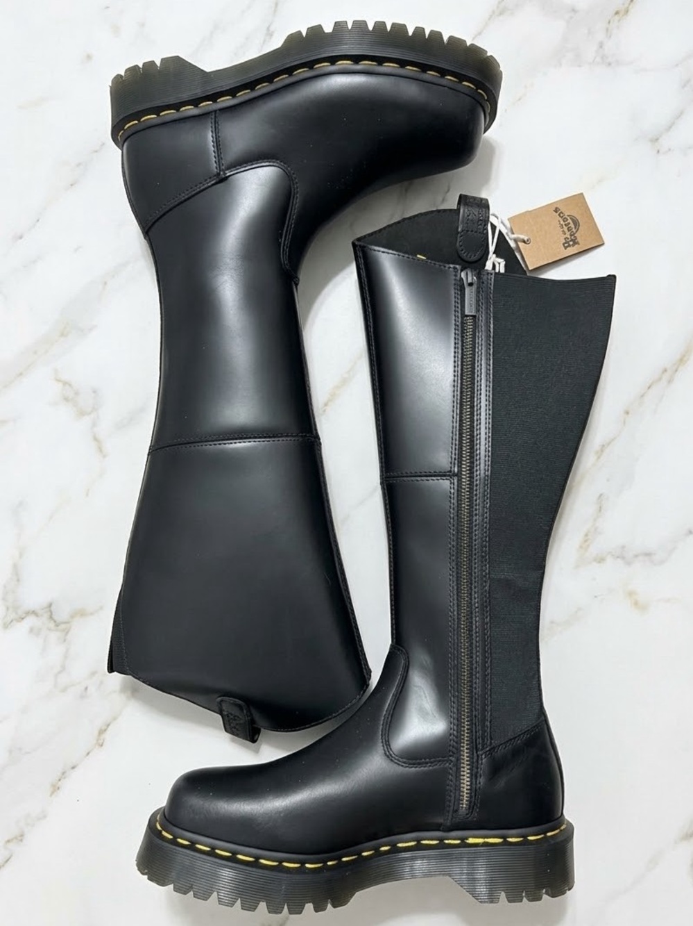 Dr. Martens Amaayah Knee High Leather Boots